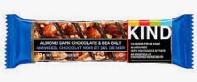 圖片 Kind Bar 朱古力杏仁海鹽味